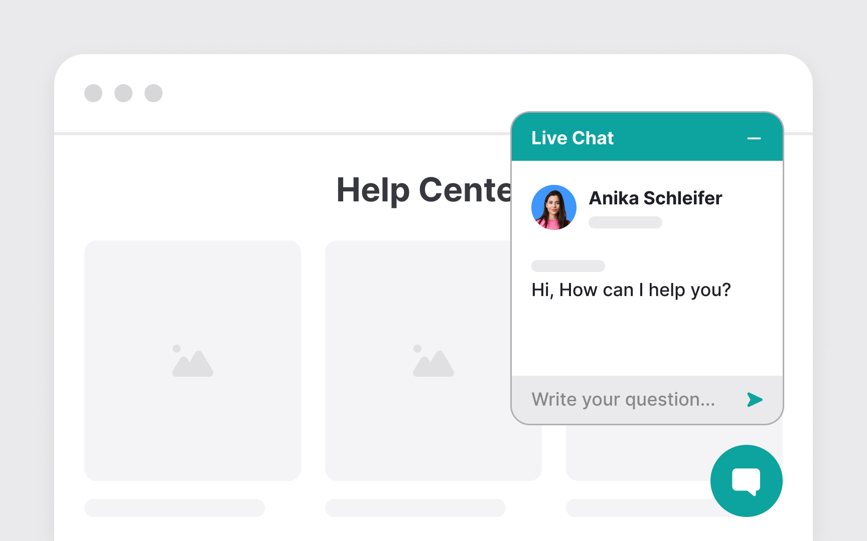Offer options for support