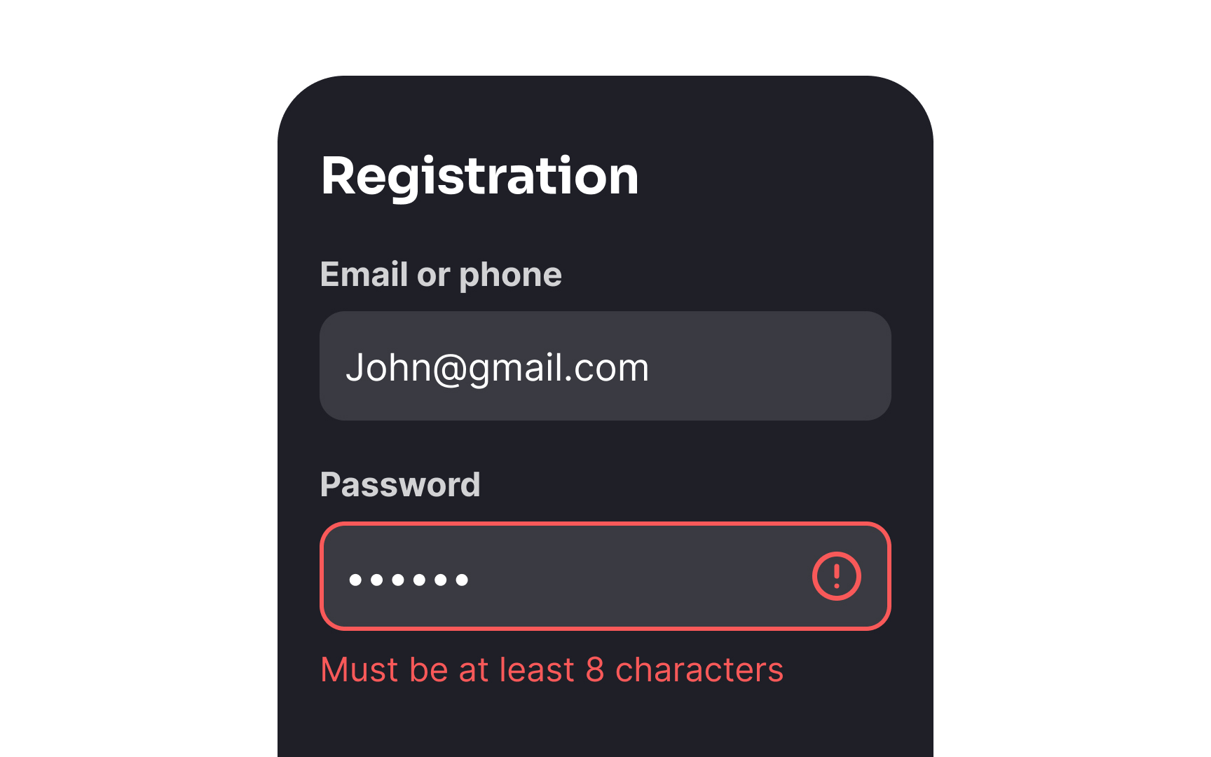 Make important information clear Best Practice