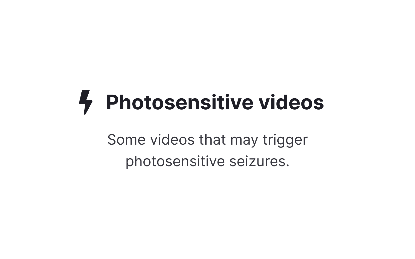 Avoid flashing elements Bad Practice