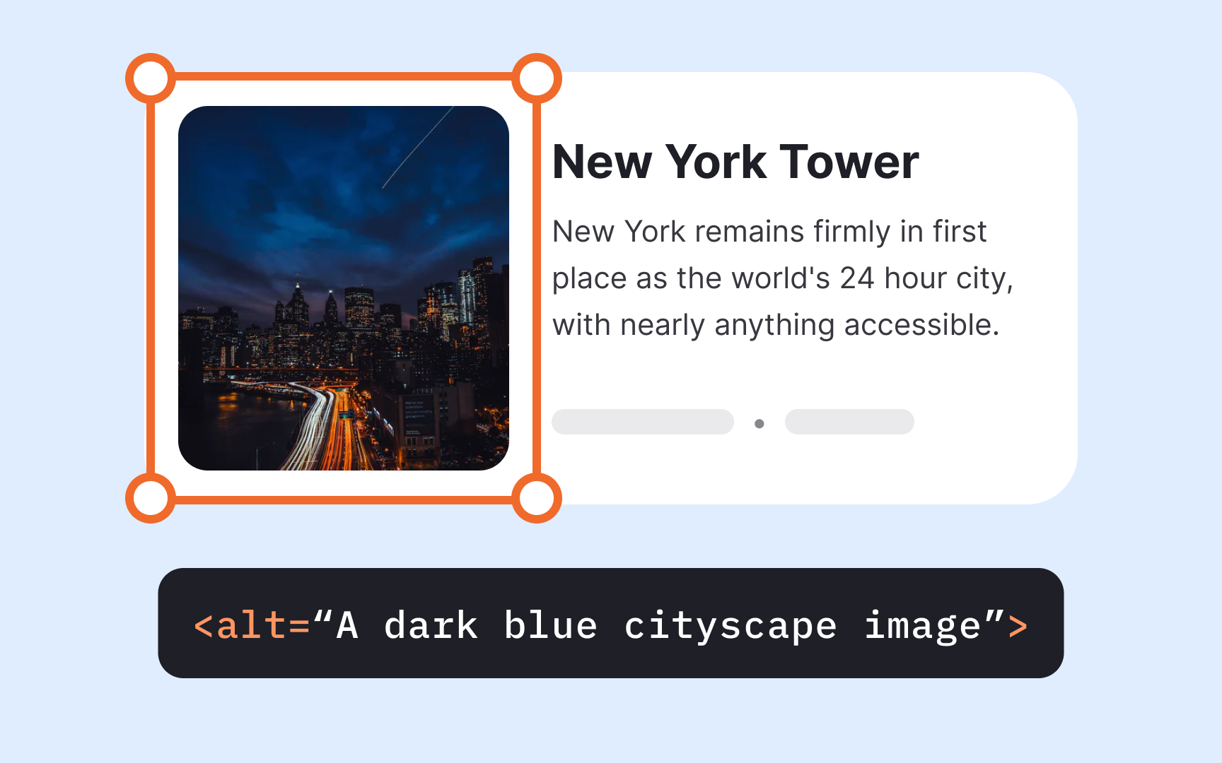 Use the alt attribute Bad Practice