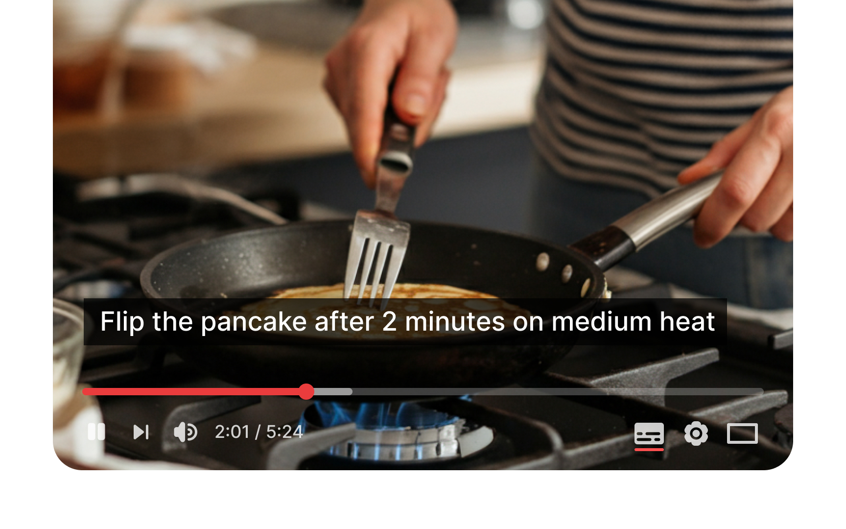 Include video captions when possible Best Practice