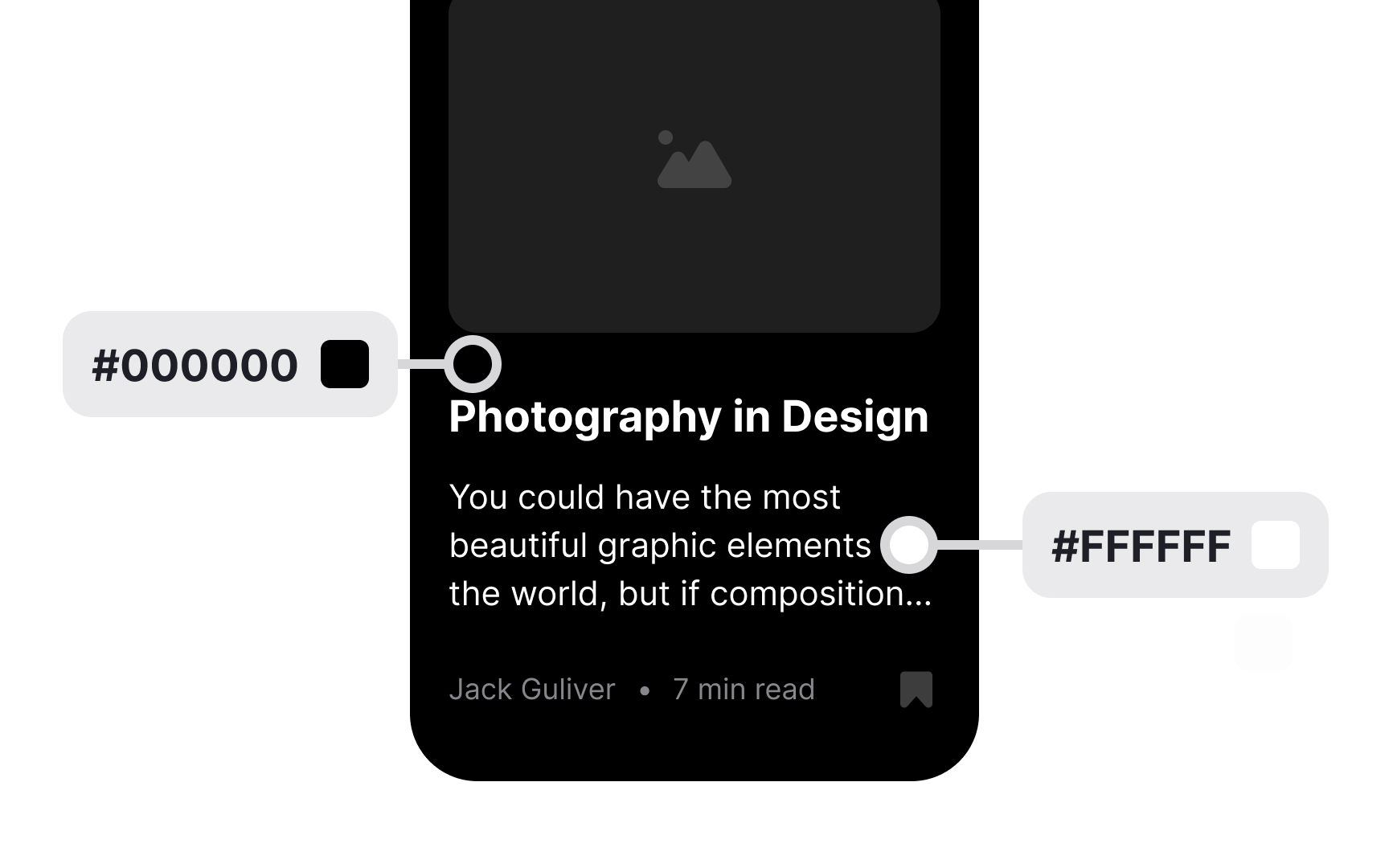 Avoid stark contrast Bad Practice