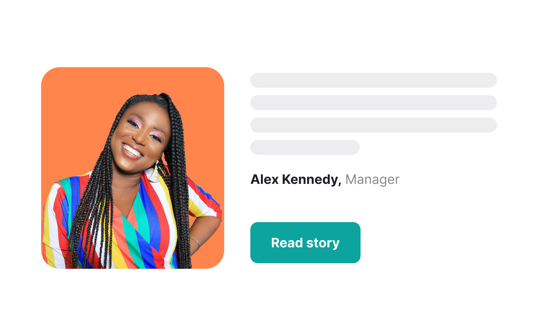 Negative space divider Best Practice