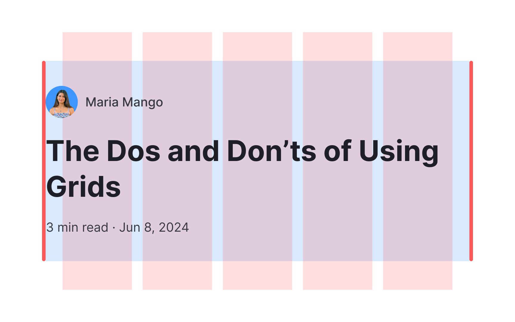 Align containers within grid borders Bad Practice