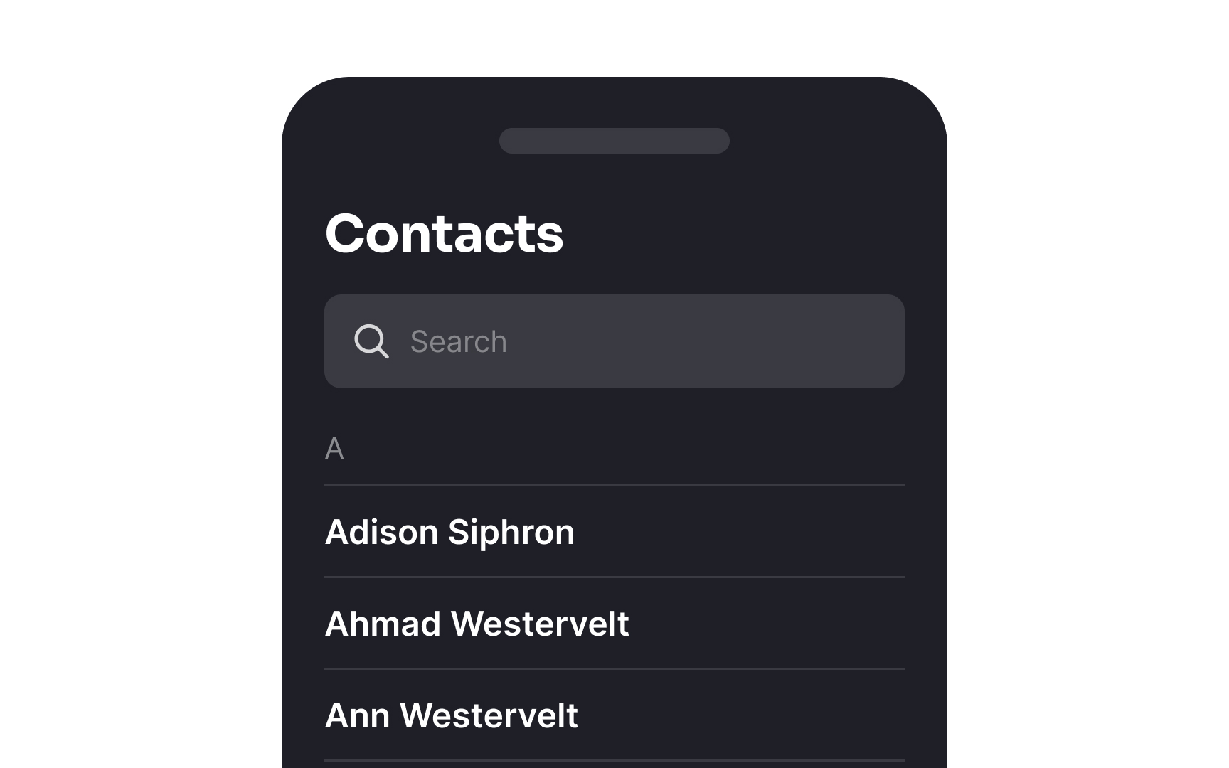 Enhance usability with searchable lists Best Practice