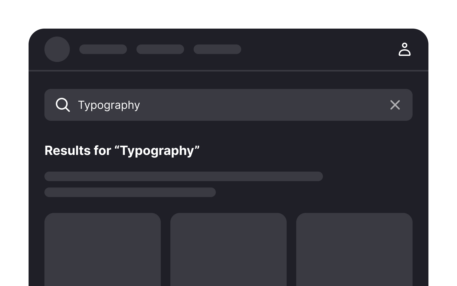 Display the number of matching results Bad Practice