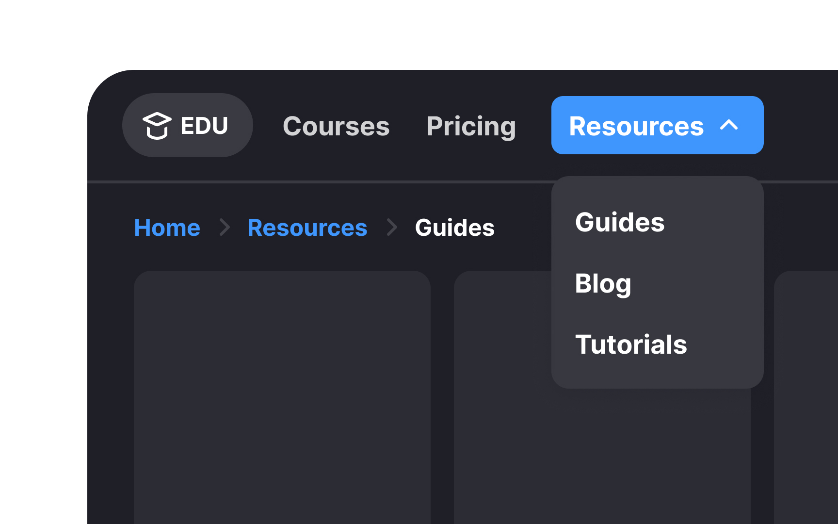 Breadcrumbs should only include site pages