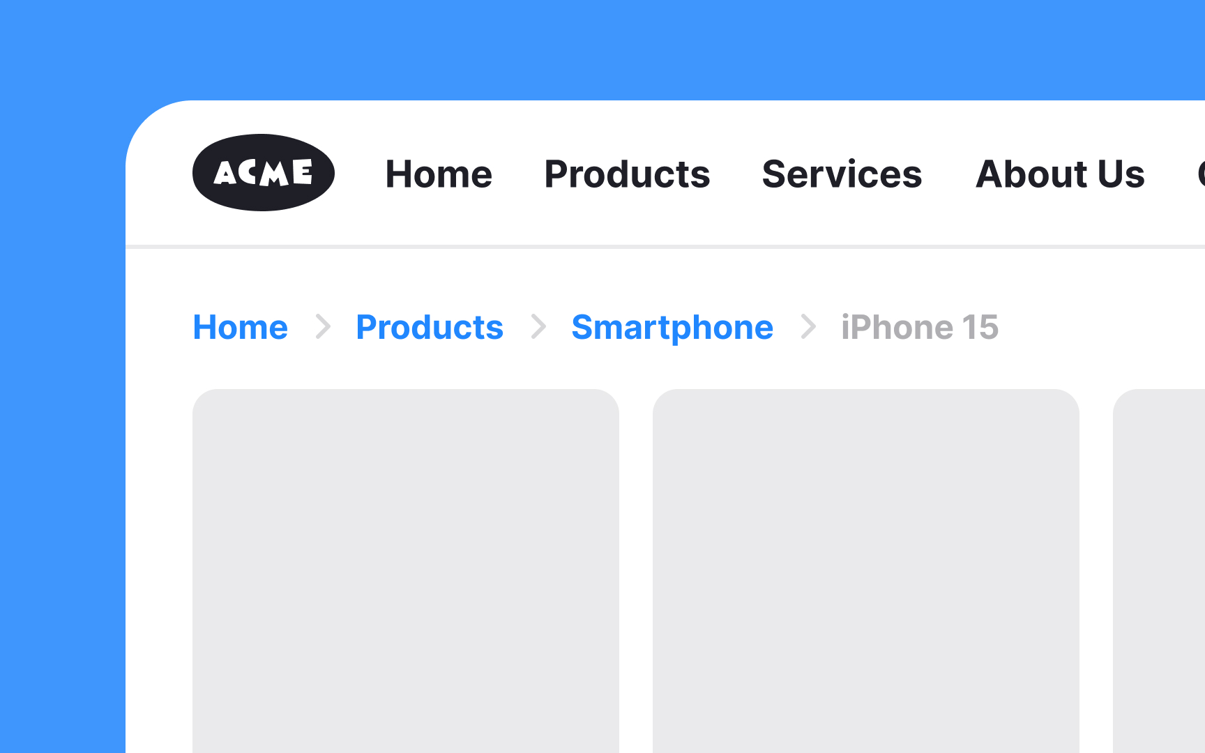 Don't replace the global navigation with breadcrumbs Best Practice