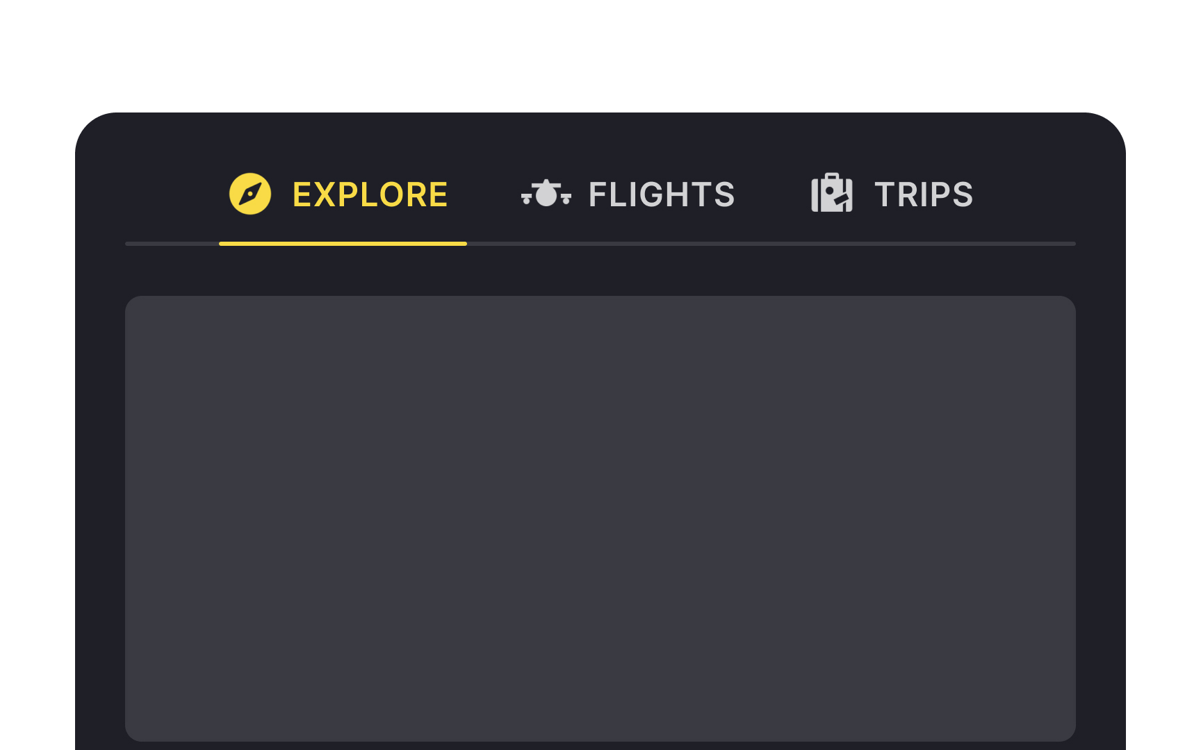 Use appropriate tab icons Bad Practice