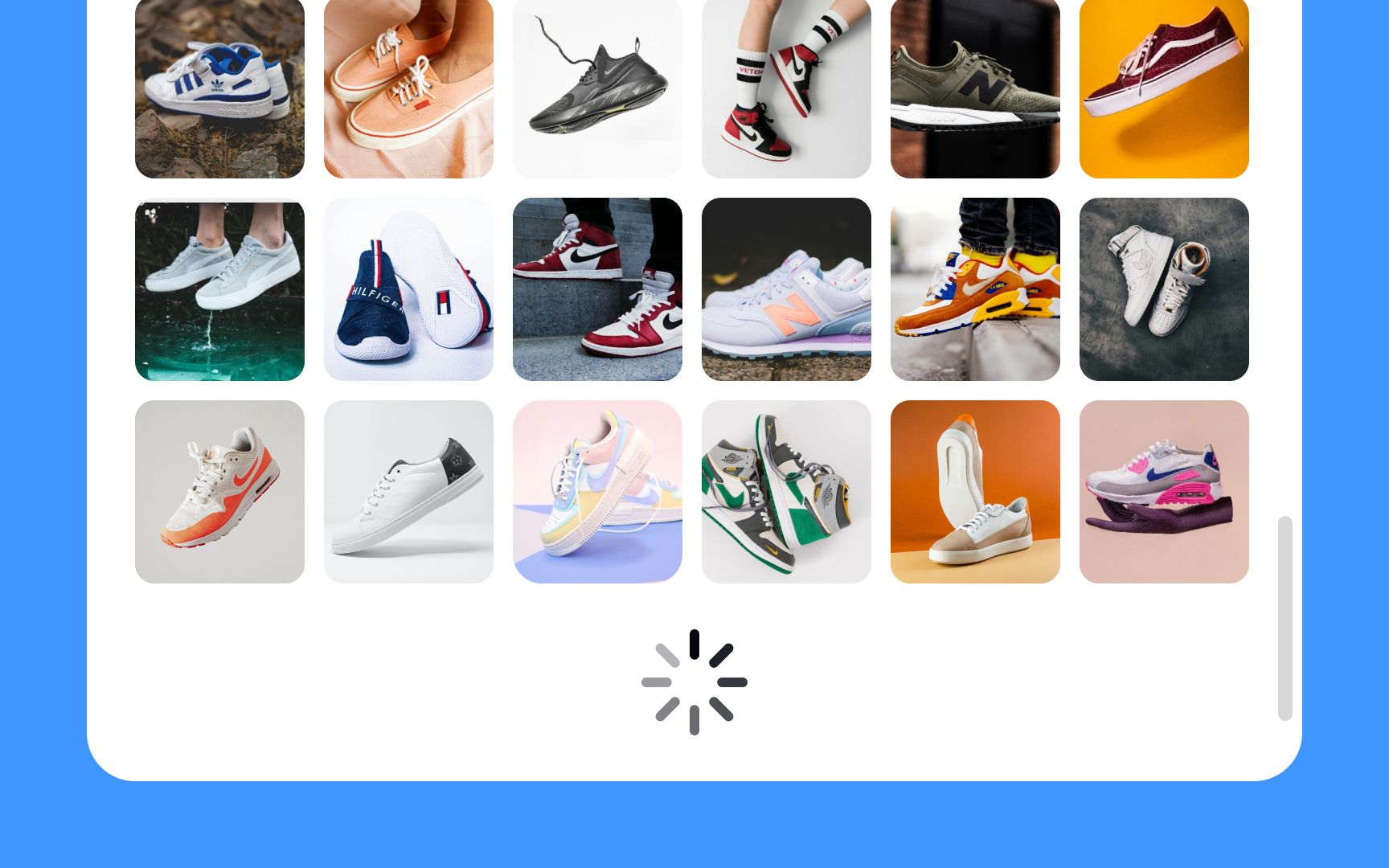 Use pagination to increase conversion rates Bad Practice