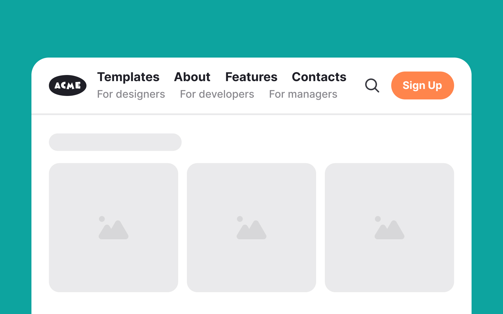 Don't overload the header Bad Practice