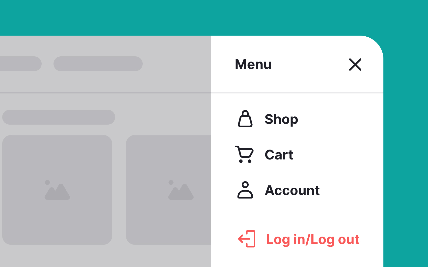 Avoid placing essential information in hamburger menus Bad Practice