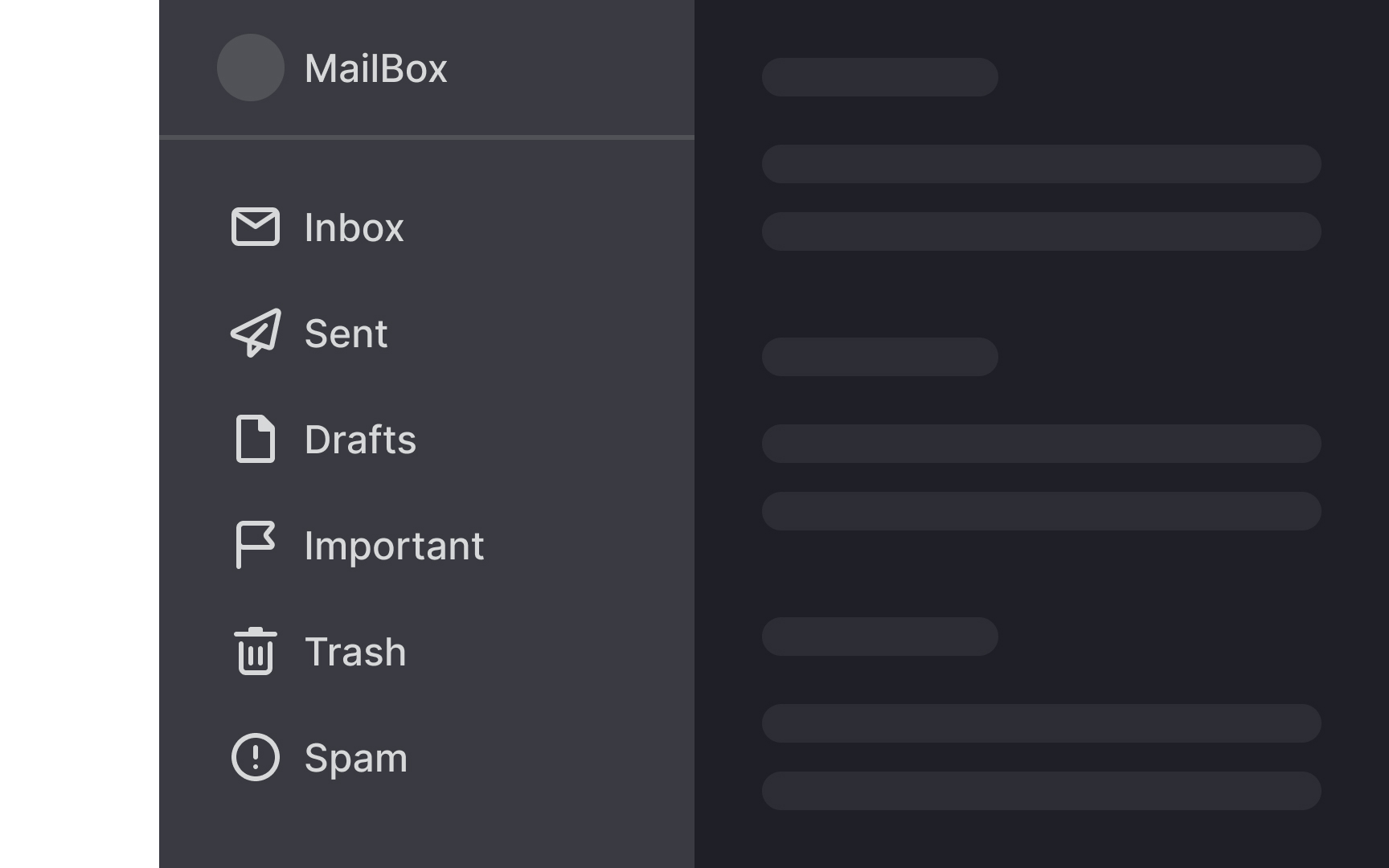 Place less important options at the bottom Best Practice