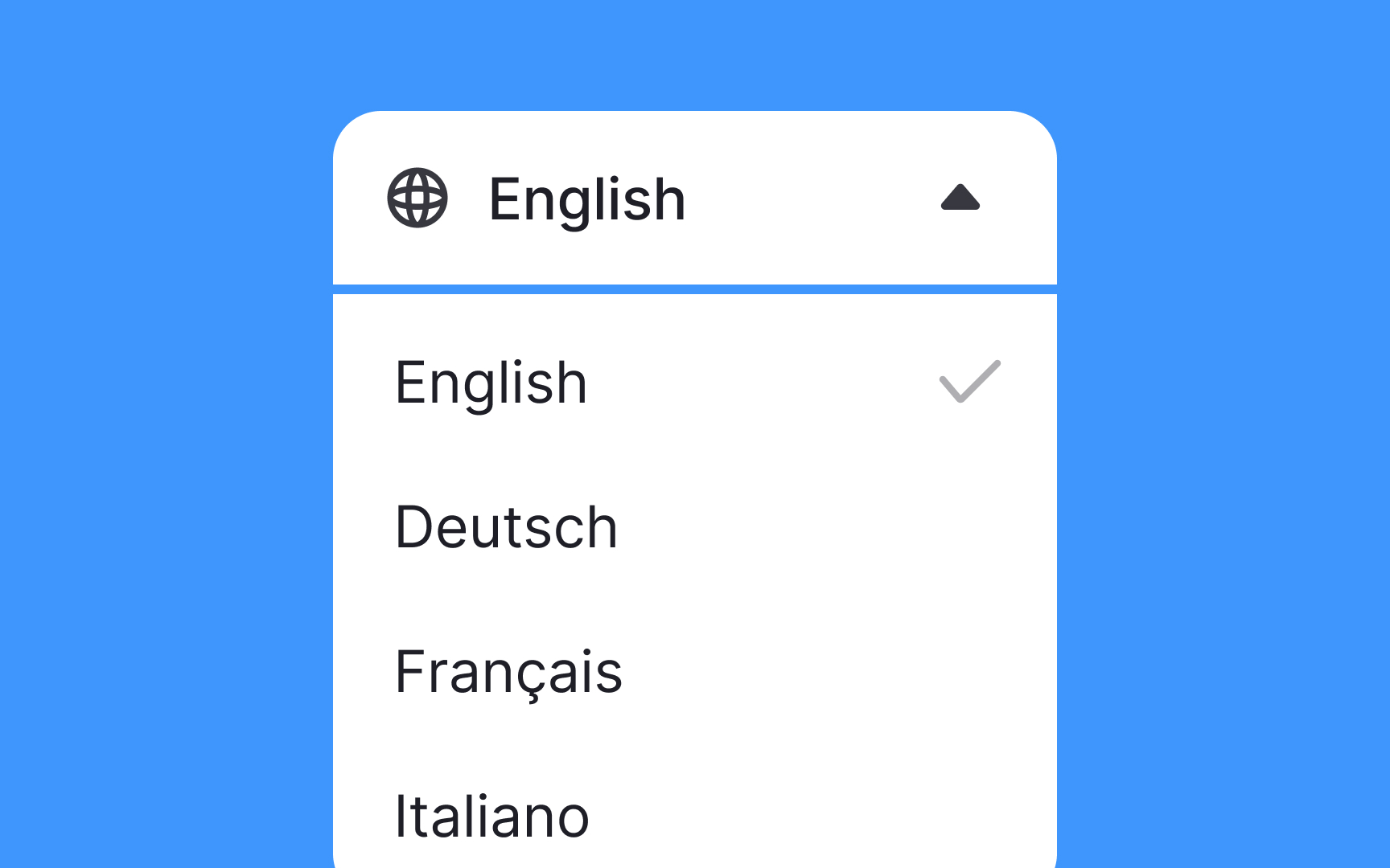Indicate the page language in text Best Practice