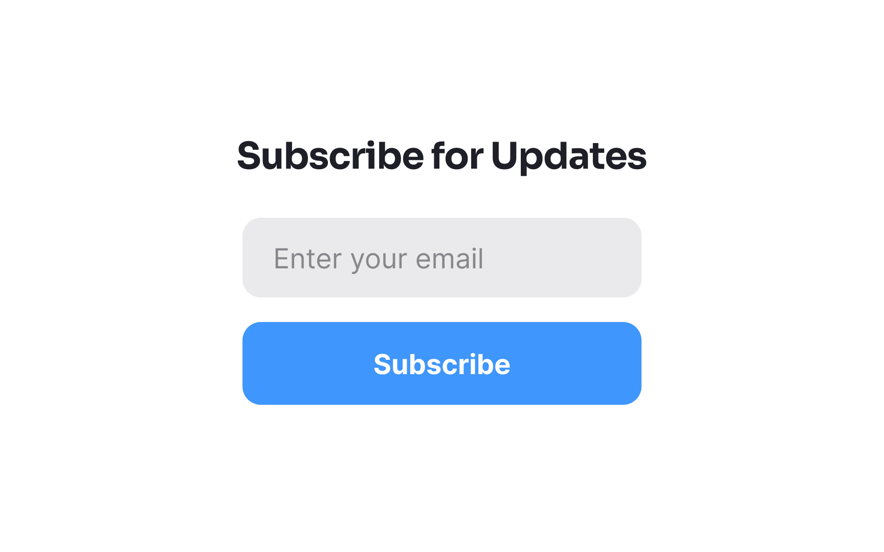 Make it easy to subscribe Best Practice