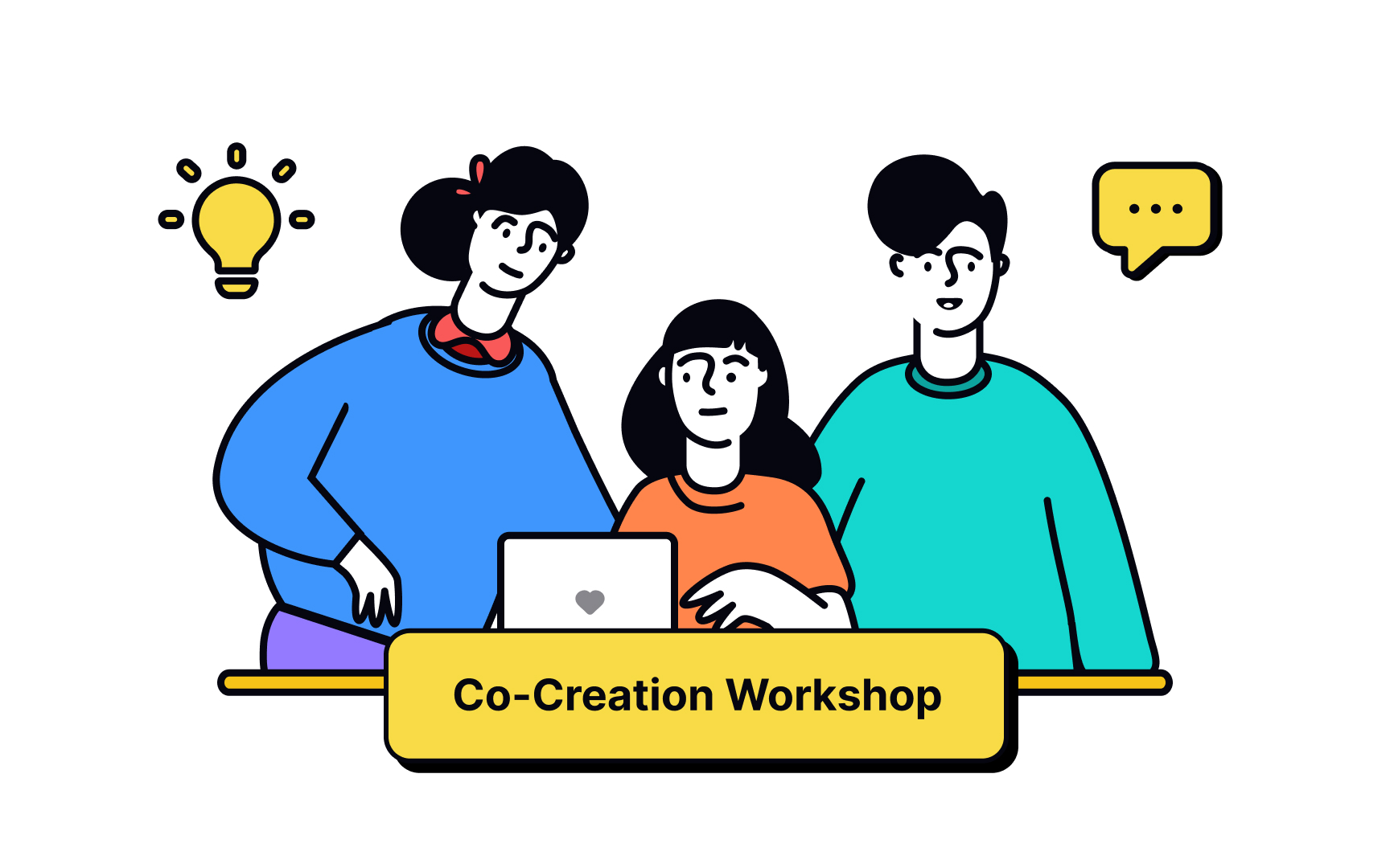 Co-creation workshops vs. focus groups Bad Practice