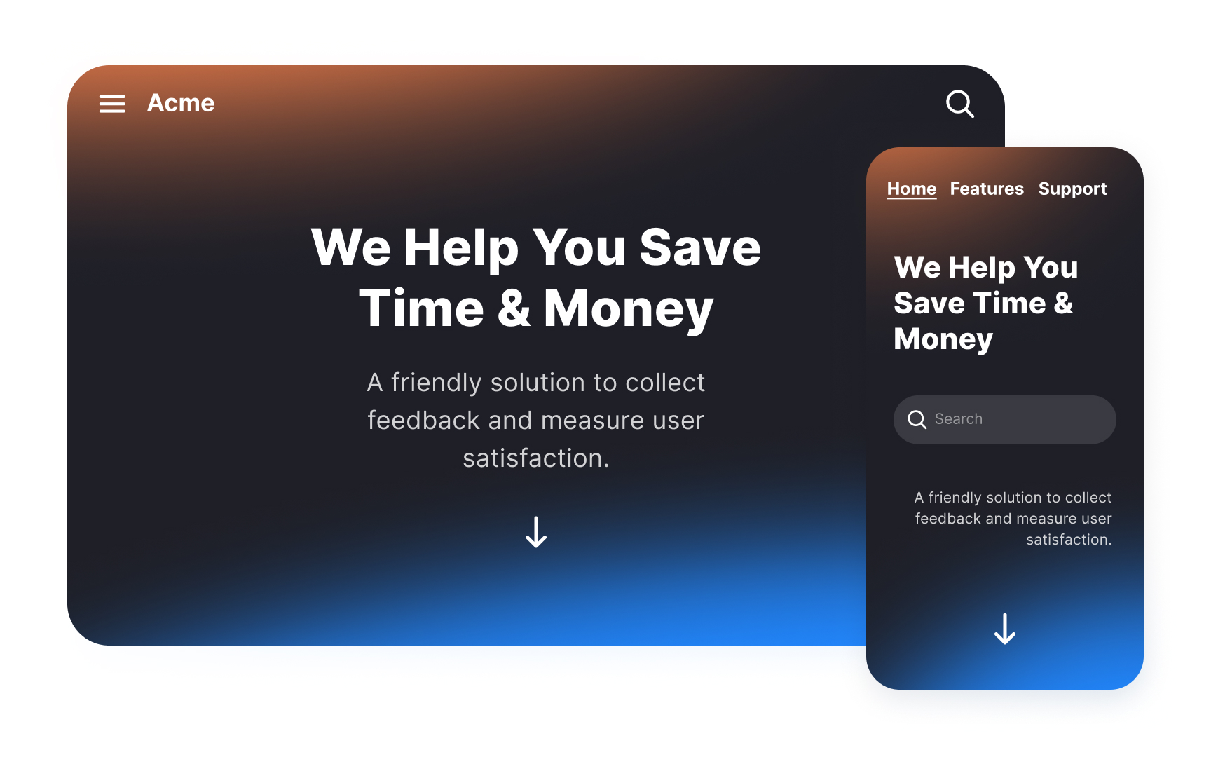 Keep the layout consistent with desktop versions Bad Practice