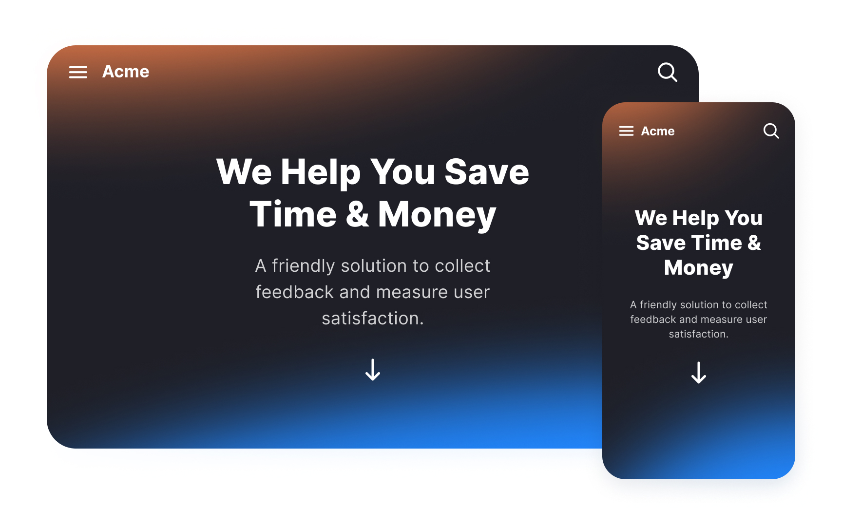 Keep the layout consistent with desktop versions Best Practice