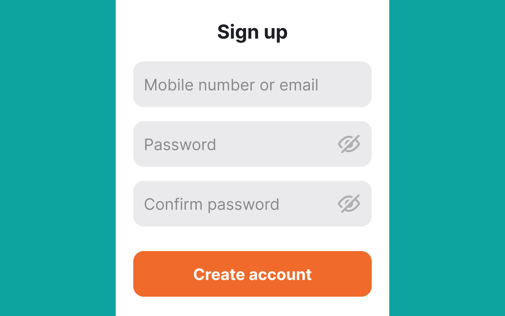 Provide the option to show a password Best Practice