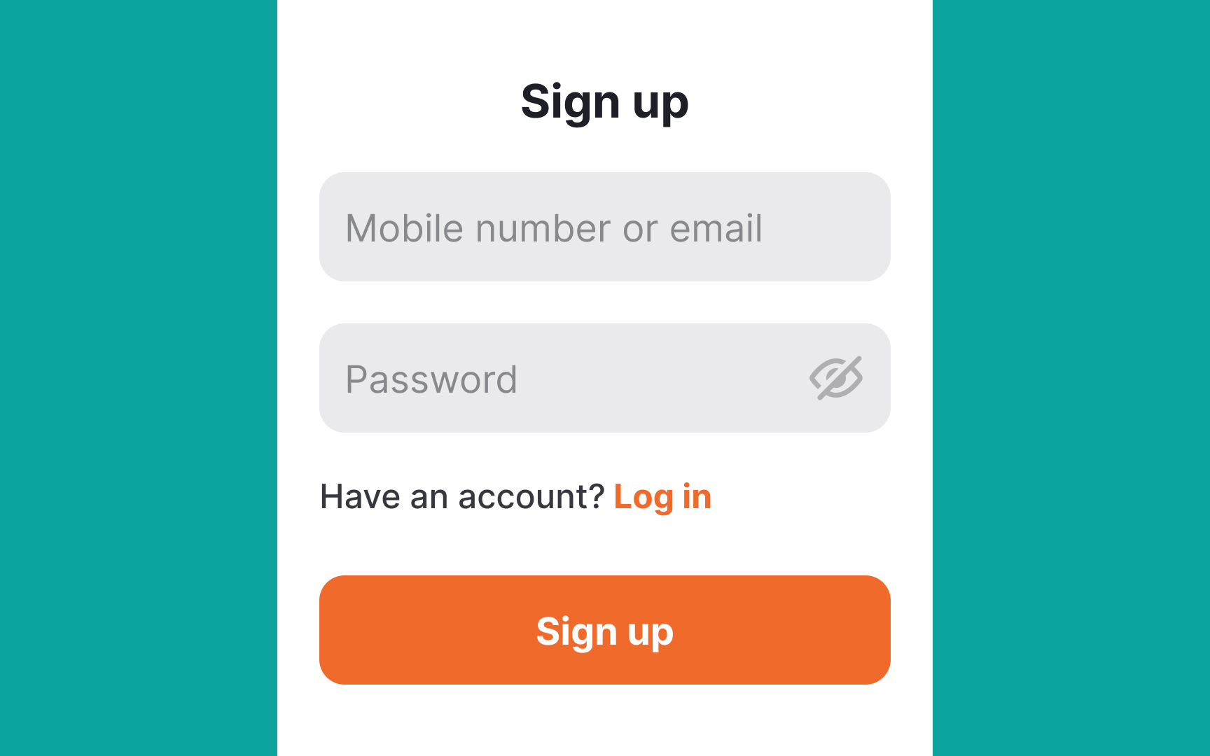 Allow switching between login and signup Bad Practice