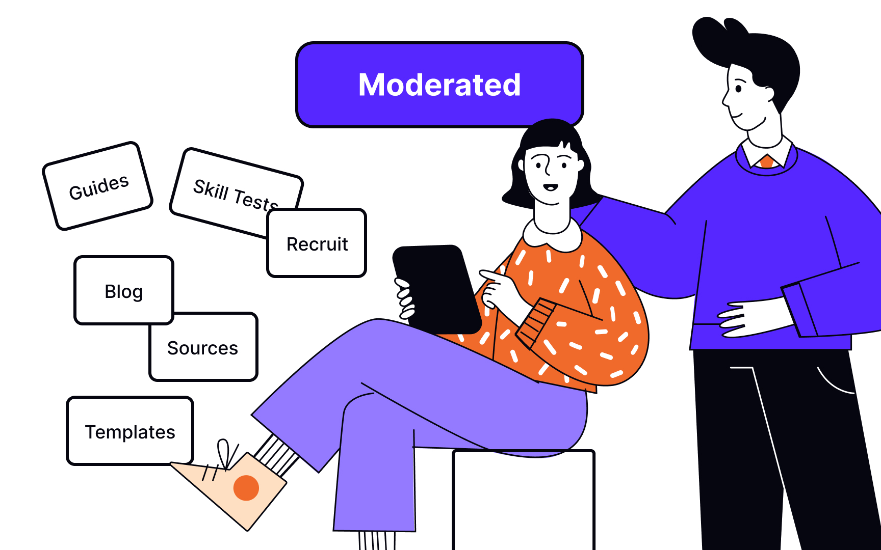 Moderated vs unmoderated card sorting Bad Practice