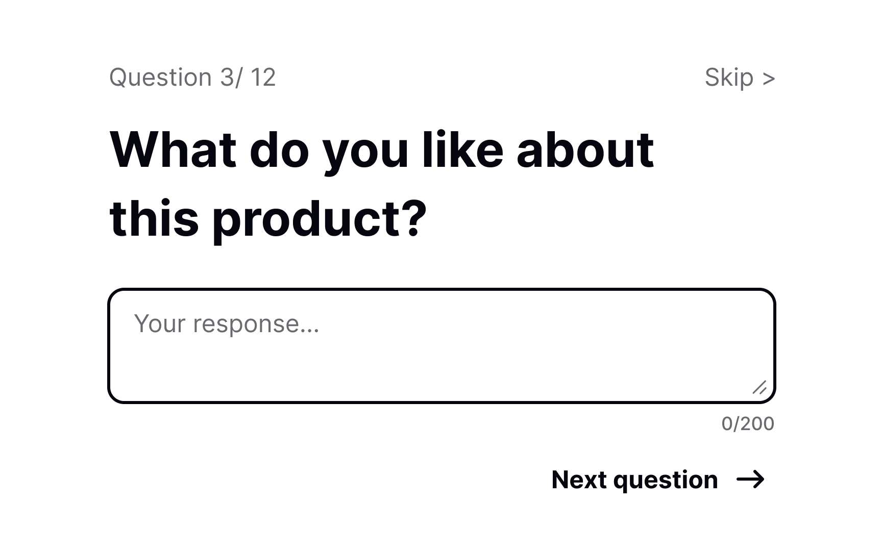 Closed questions for quantitative data Bad Practice