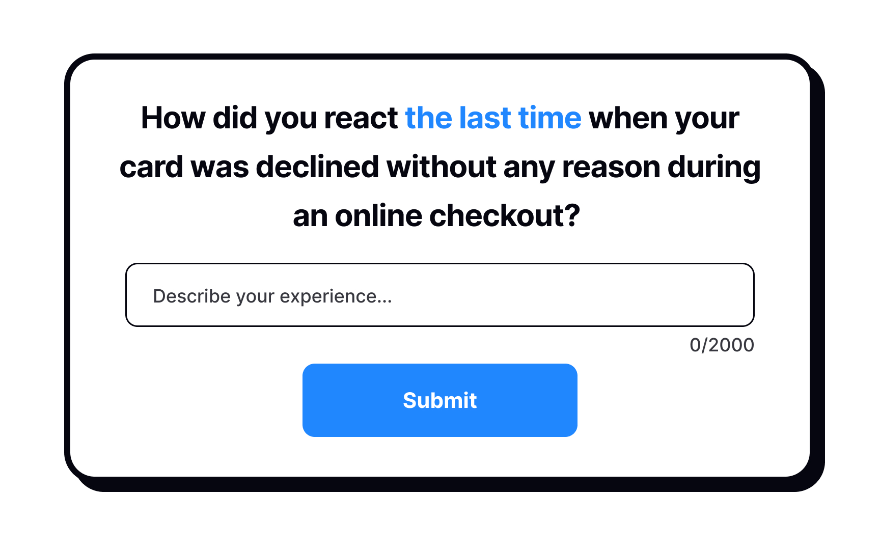 Ask about specific moments Best Practice