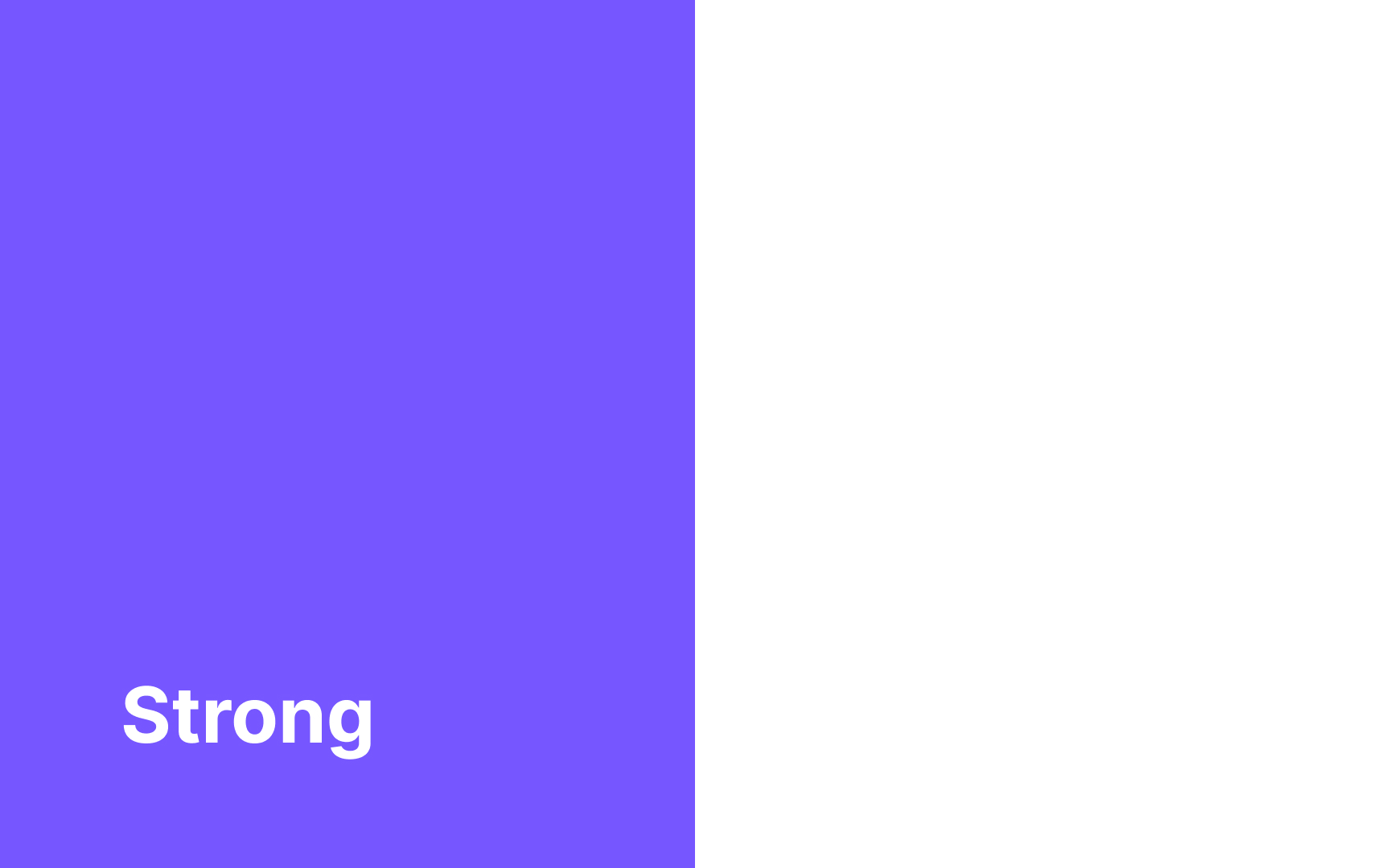 Prominence of elements Best Practice