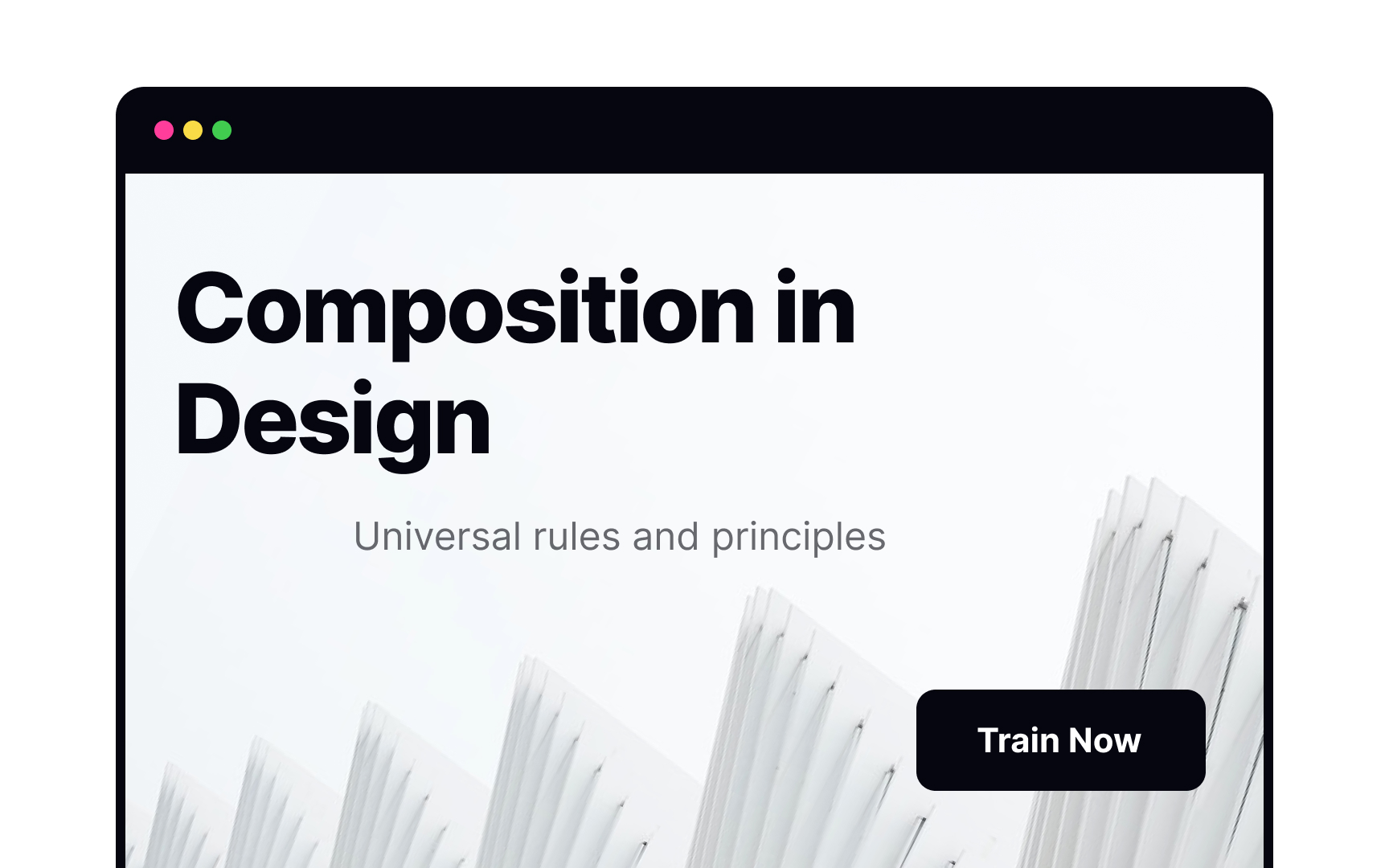 Asymmetrical composition  Best Practice