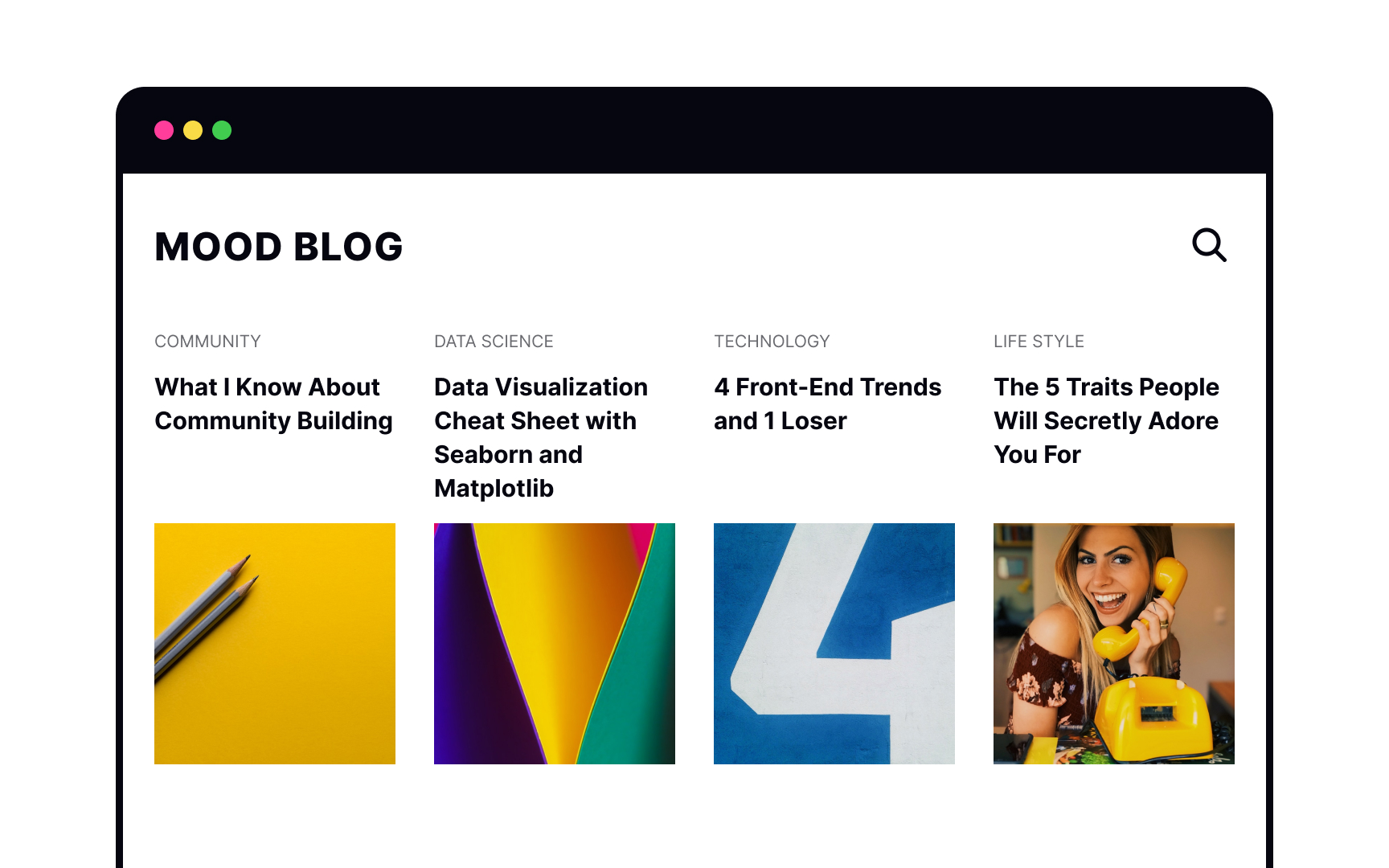 Active negative space makes for visually interesting designs Bad Practice