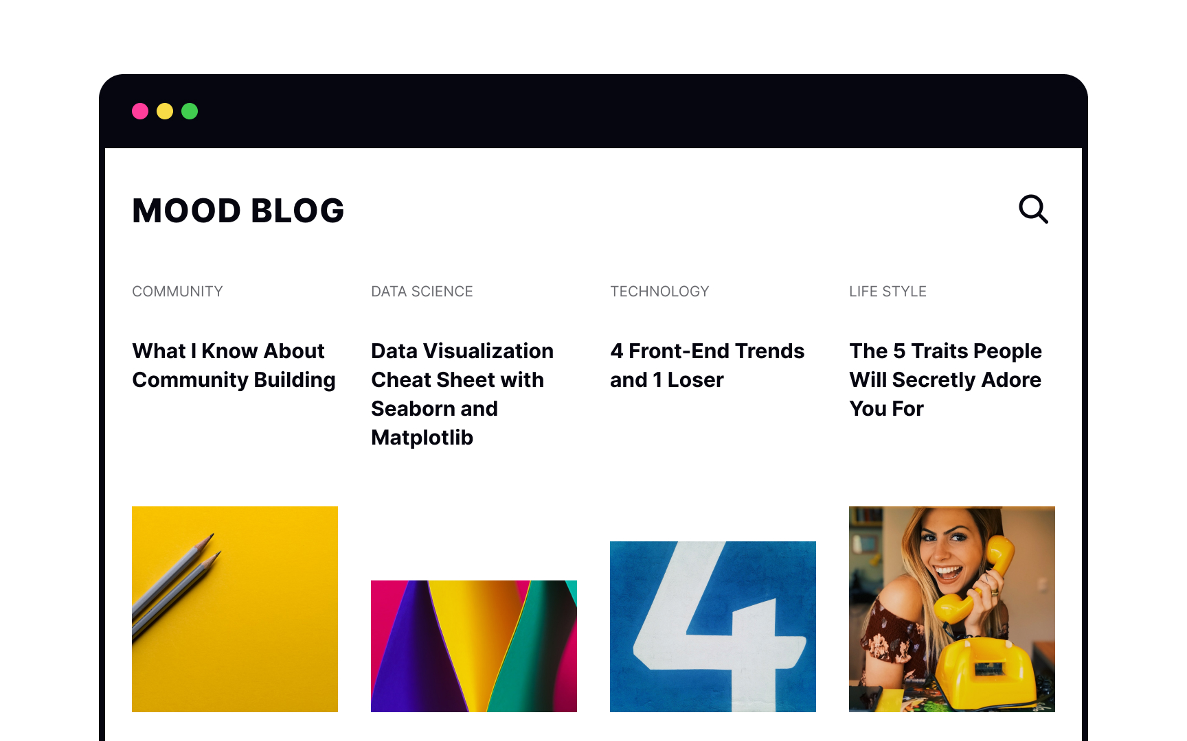 Active negative space makes for visually interesting designs Best Practice