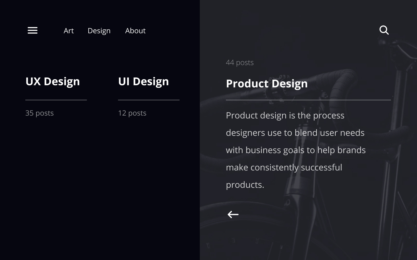 Use asymmetrical grids to emphasize content Best Practice