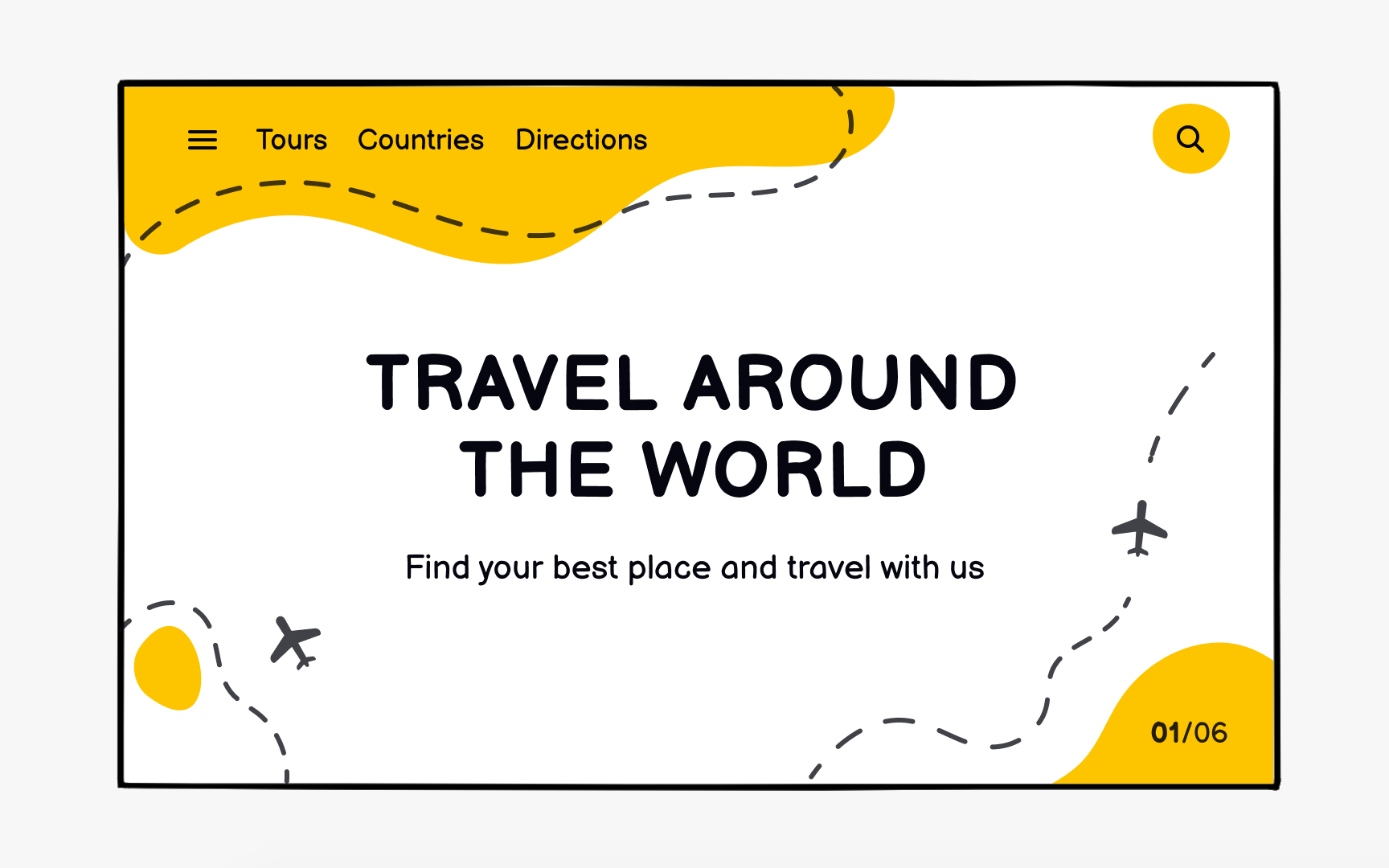 High-fidelity wireframes
