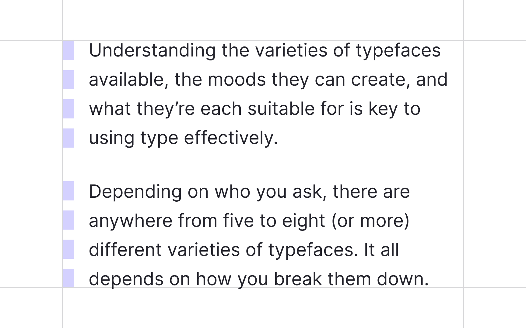 Paragraph length Best Practice