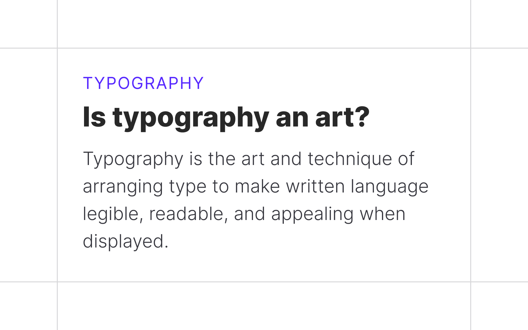 Type weight Best Practice