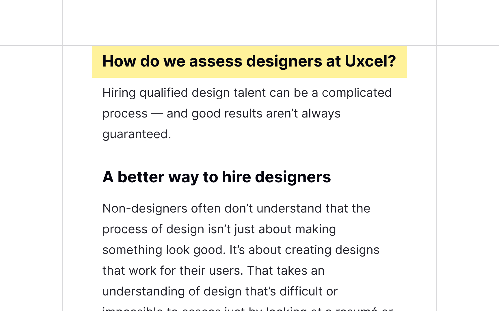 Type size Bad Practice