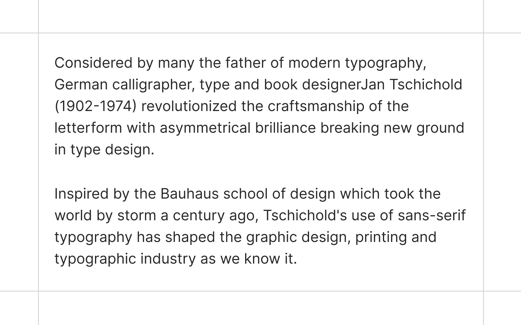 Sections without subheadings Bad Practice