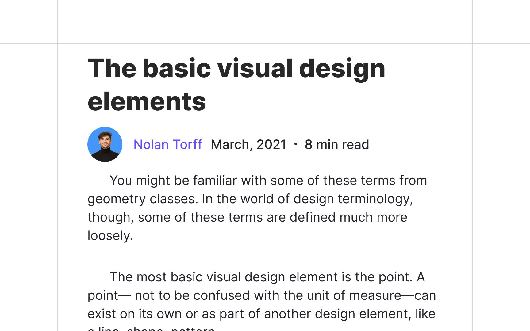 Articles Bad Practice
