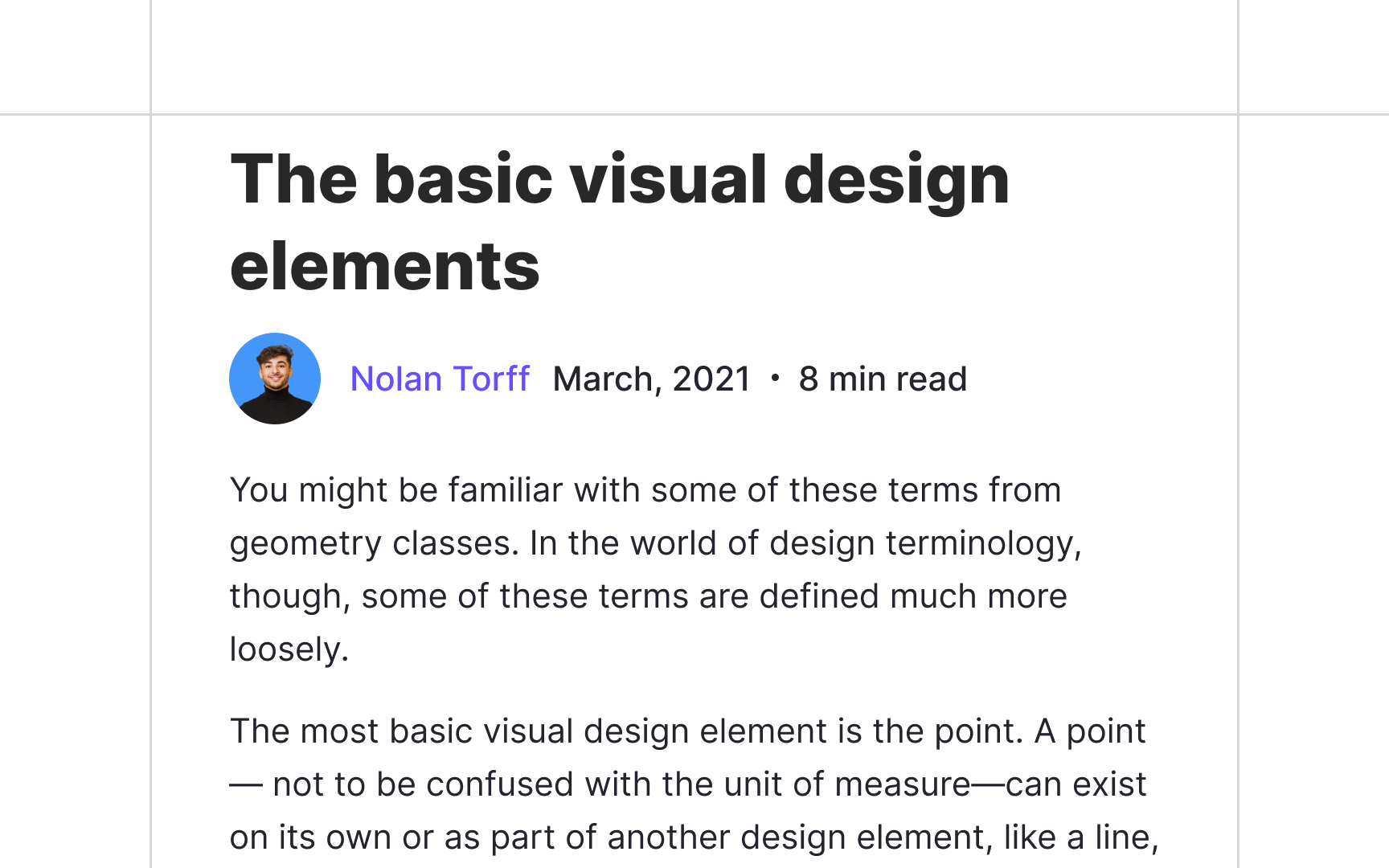 Articles Best Practice