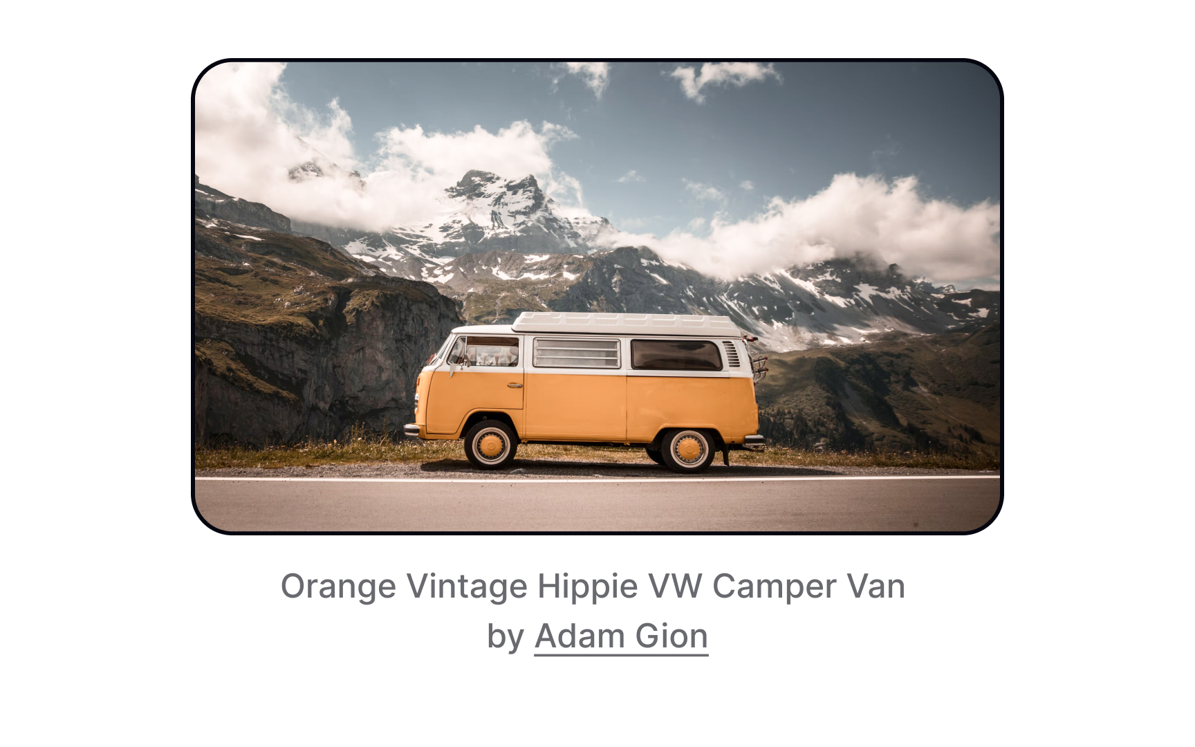 Image captions Best Practice