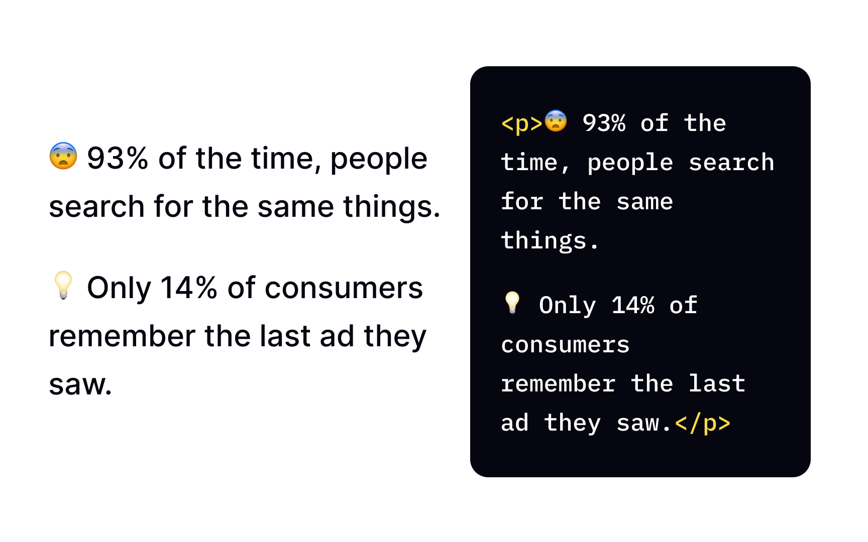 Displaying multiple paragraphs Bad Practice