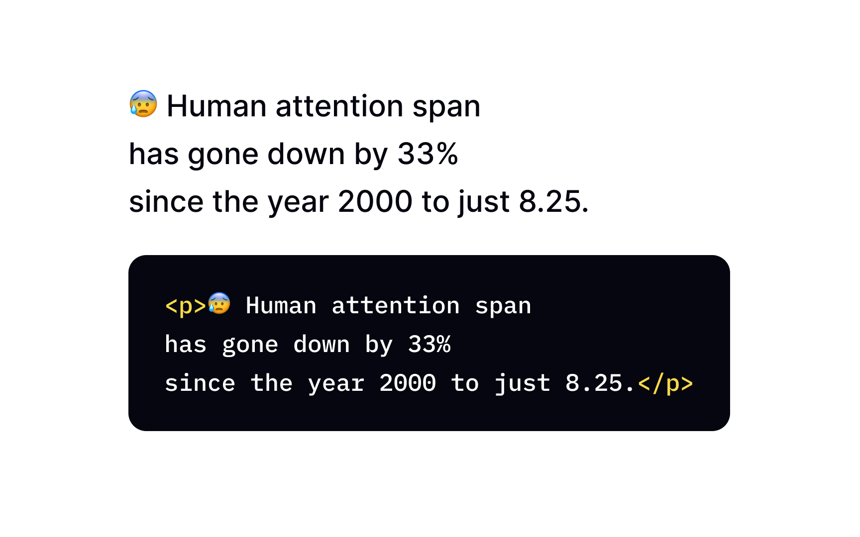 Display of extra lines Bad Practice