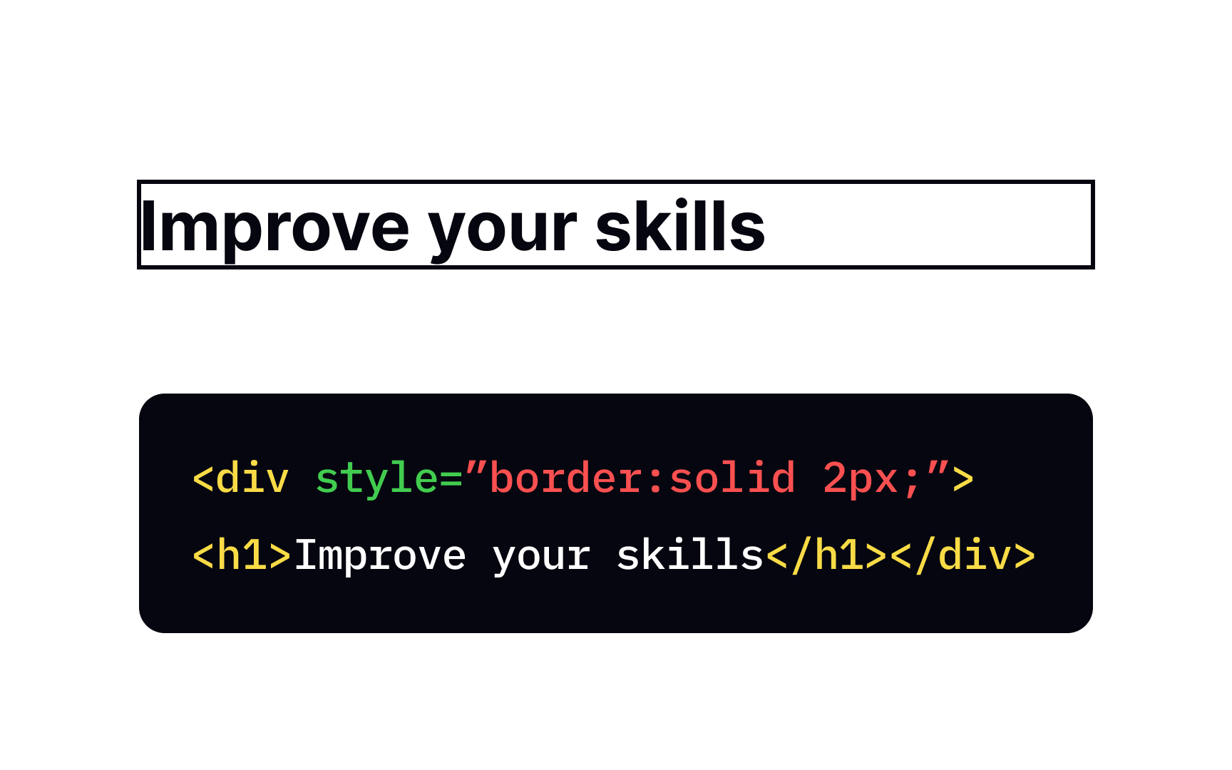 Border width, style, and color