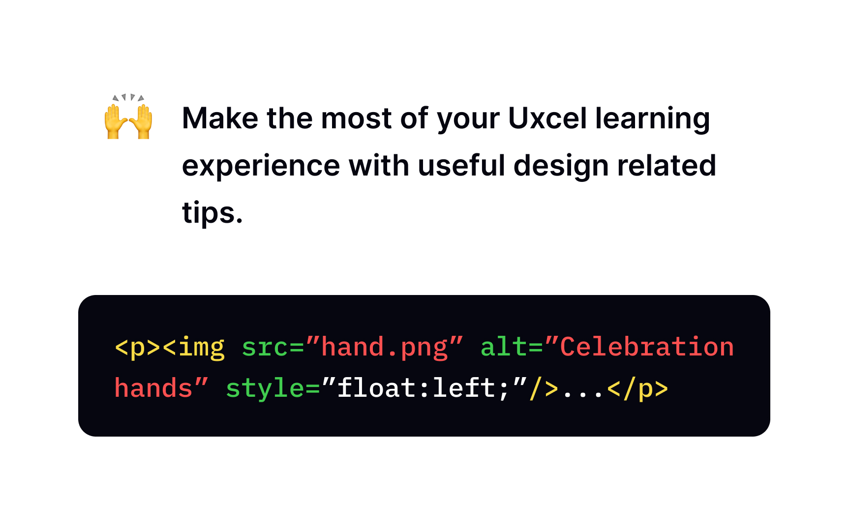 Image floating Best Practice