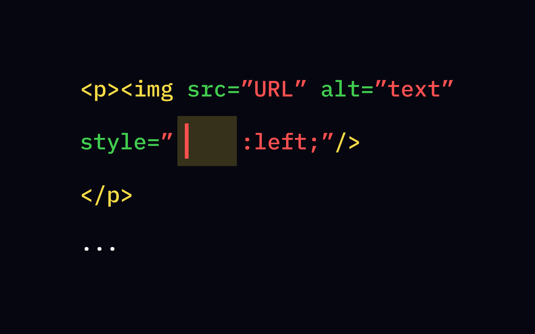 Adding the float property
