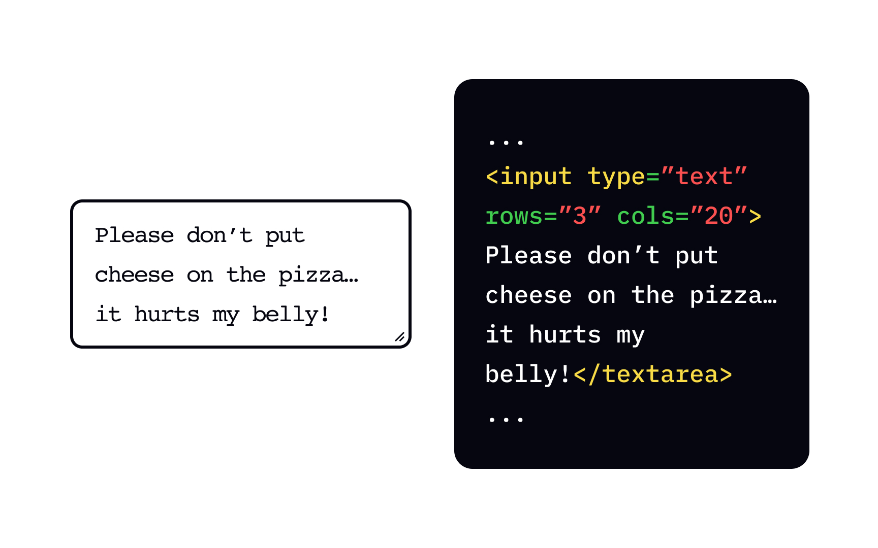Multi-line text field Bad Practice