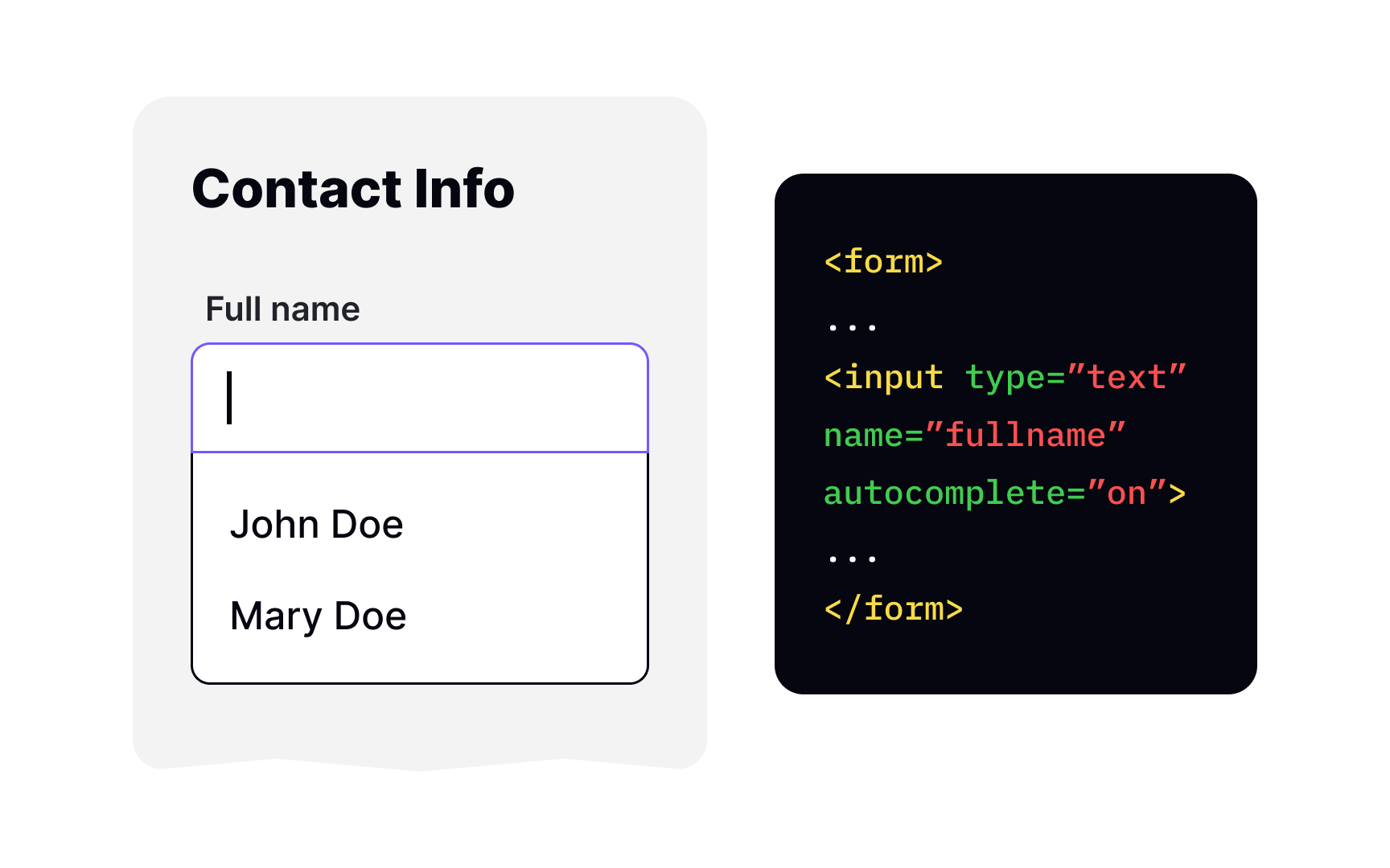 The autocomplete attribute