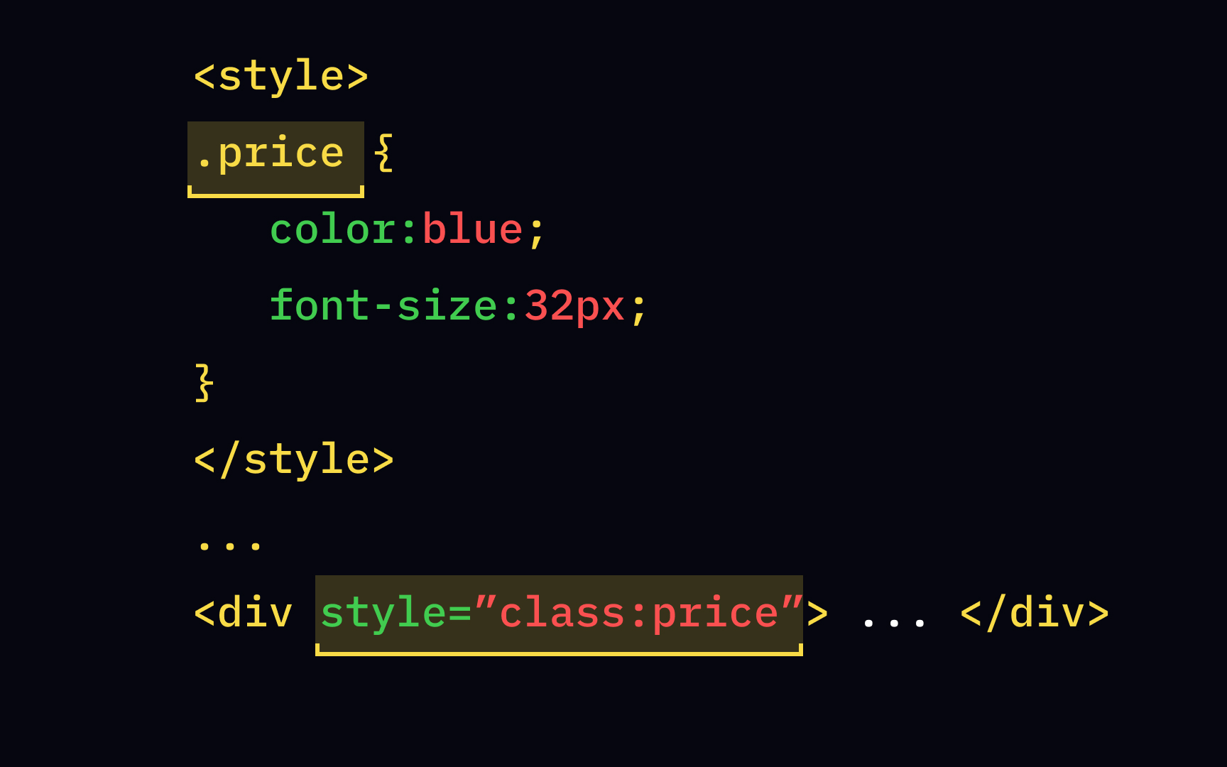 The class attribute Bad Practice