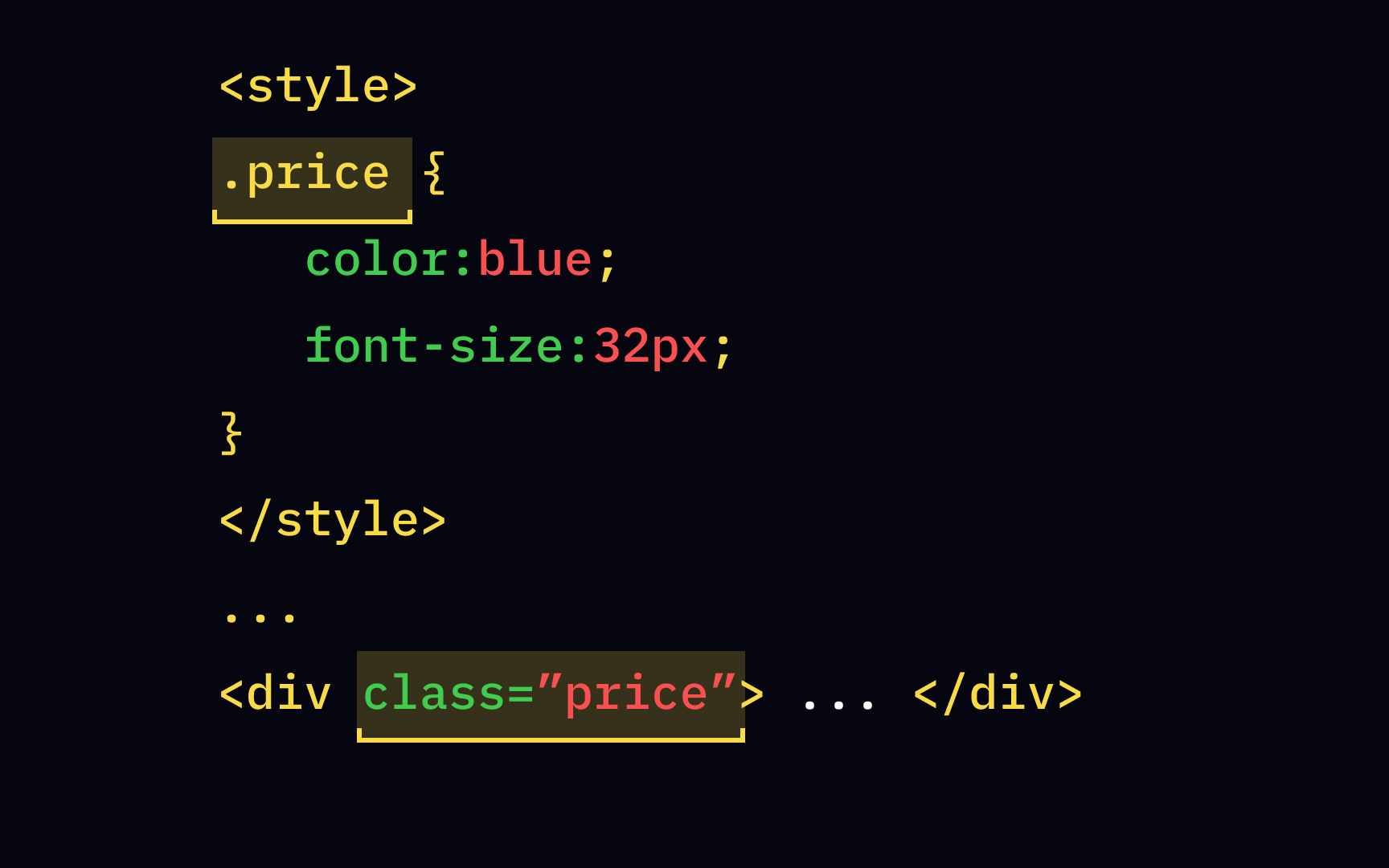 The class attribute Best Practice