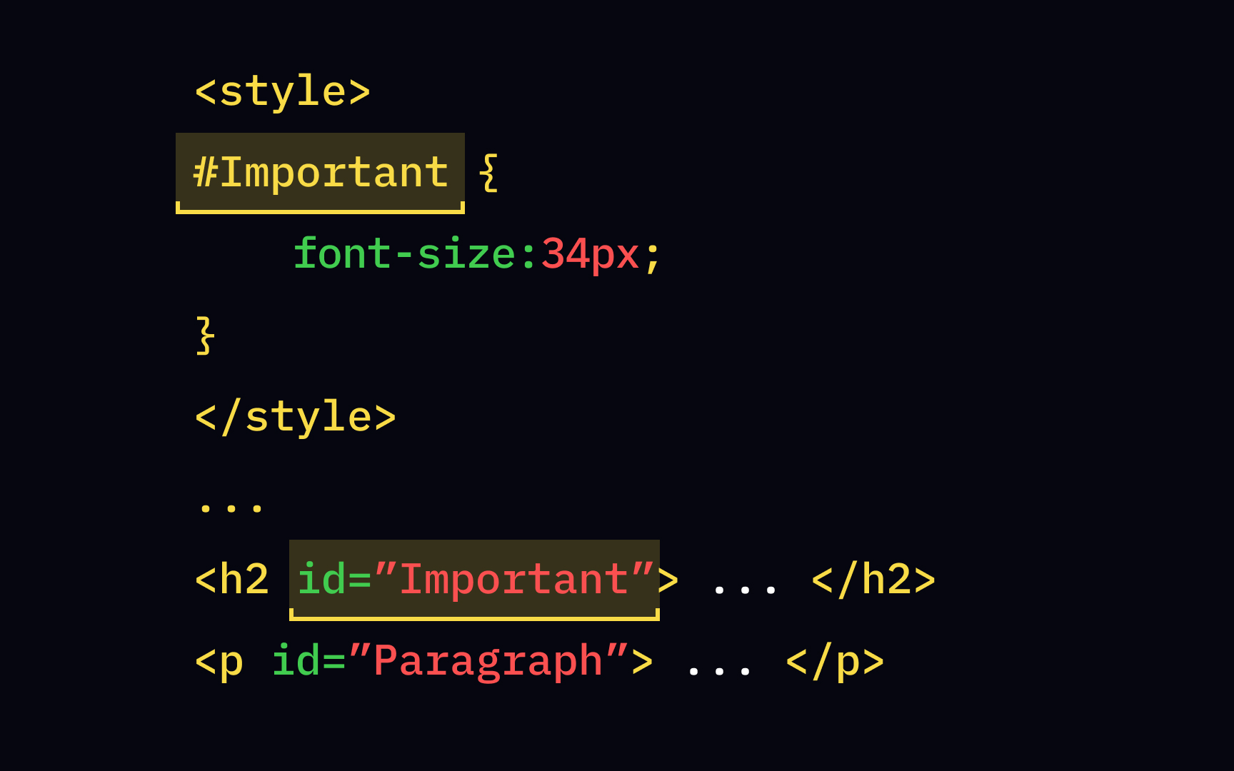 Id values must be unique Best Practice